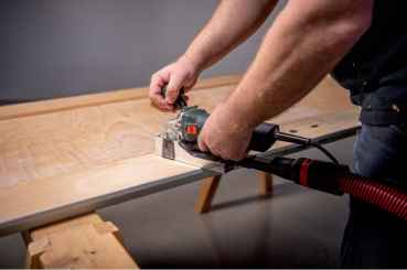 Metabo LF 850 S mit zusätzlichem Wendemesser, 5 statt 4, zum Mehrwert, Absaugverbindungsadapter, in MetaBox 145